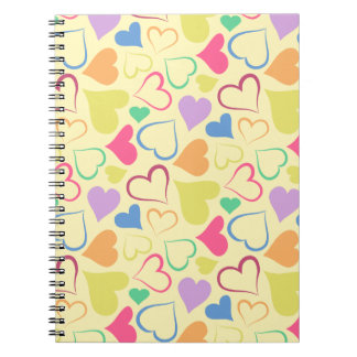playful hearts notebook