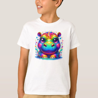 Playful Hippo Pal: Every Day is an Adventure  T-Shirt