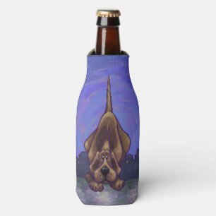 Playful Hound Dog Gifts & Accessories Bottle Cooler