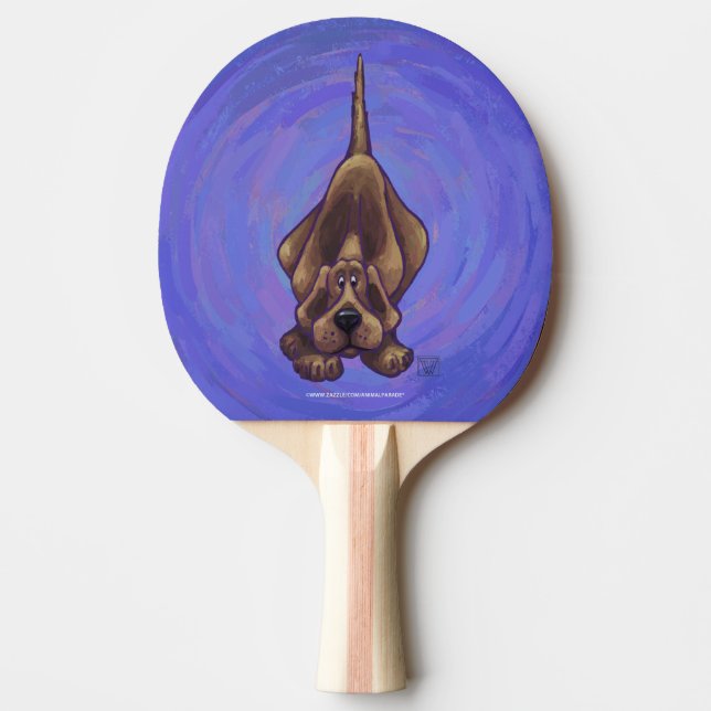 Playful Hound Dog Gifts & Accessories Ping Pong Paddle (Front)