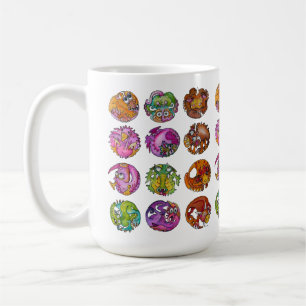 Playful Imaginary Creatures Coffee Mug