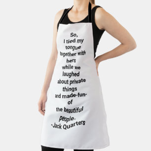 Playful Jack Quarters Poem Hankamer Artjunkhaus Om Apron