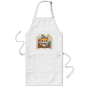 Playful Kids Animal Friends– Colourful Cute T-Shir Long Apron