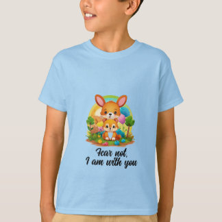 Playful kids animal t-shirt design