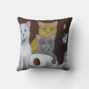 Playful Kittens Cushion