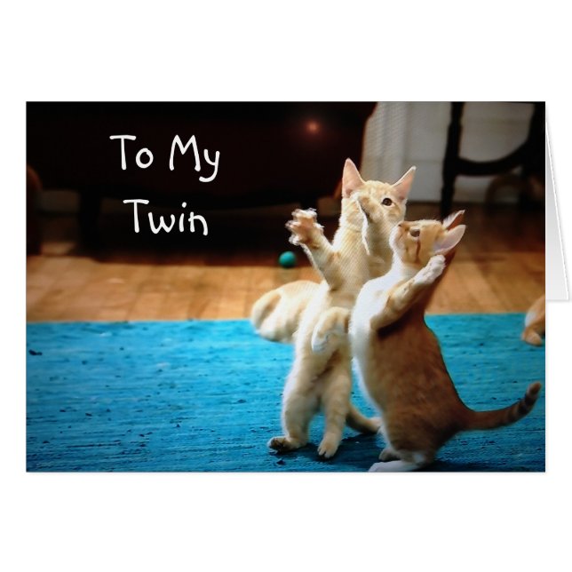 PLAYFUL KITTENS *HAPPY BIRTHDAY" (Front Horizontal)