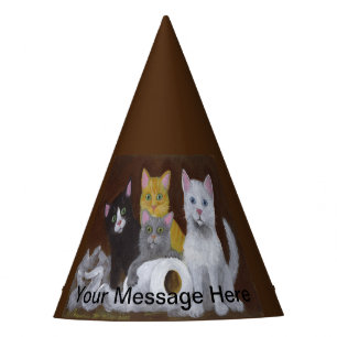 Playful Kittens Party Hat