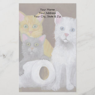 Playful Kittens Stationery