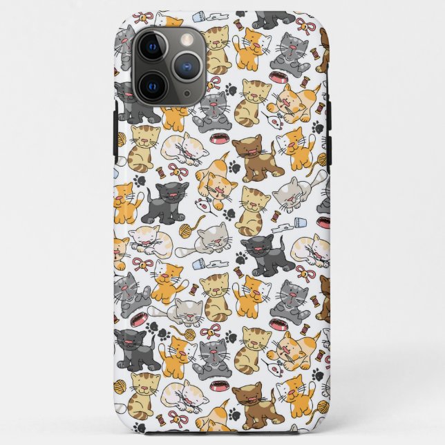Playful Kitty Cats Case-Mate iPhone Case (Back)