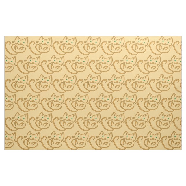 Playful Kitty Fabric (Fat Quarter)