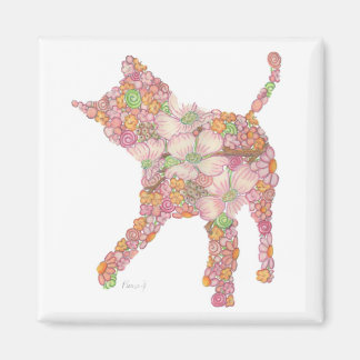 Playful Kitty in pINK Magnet