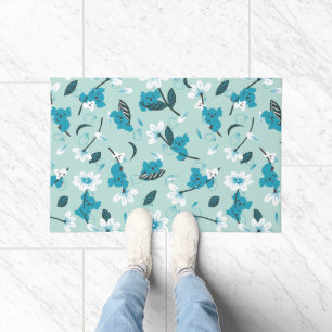 Playful Koala Pattern Cute Animal and Nature Art Doormat