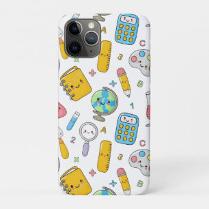 Playful Learning – Cute Education Seamless Pattern iPhone 11 Pro Case