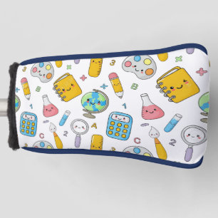 Playful Learning – Cute Education Seamless Pattern Golf Head Cover