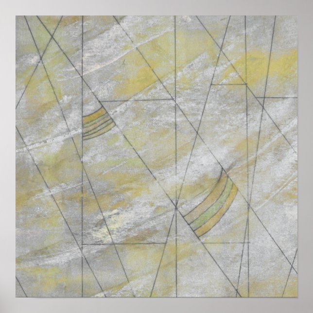 Playful Lines Watercolor Print (Front)