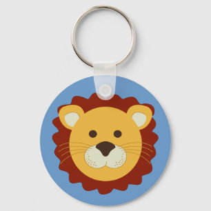 Playful Lion Key Ring
