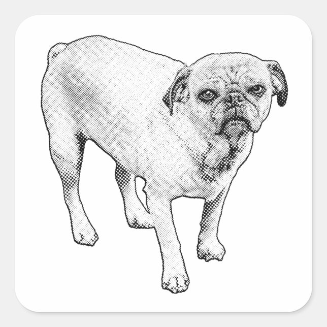 Playful Manga Dotted Sticker For Creative Surfaces (Front)