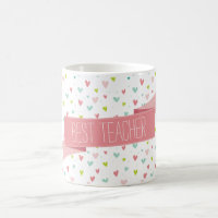 PLAYFUL MODERN HEARTS bright whimsical pattern