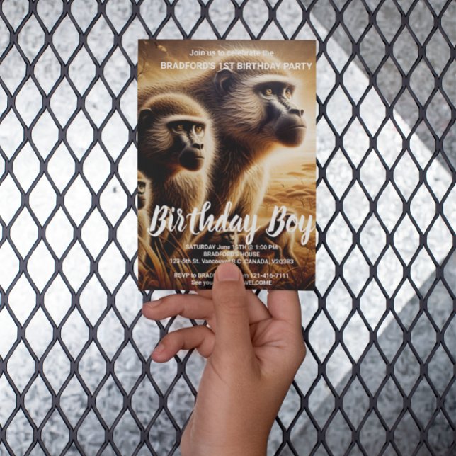 Playful Monkeys Dance in Meadow Postcard (Creator Uploaded)