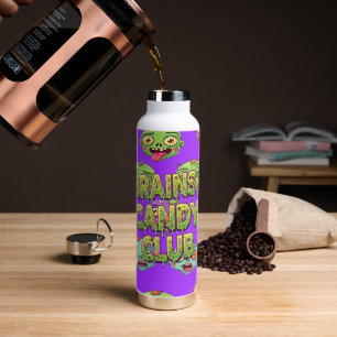 Playful Monsters Zombies For Halloween Water Bottle