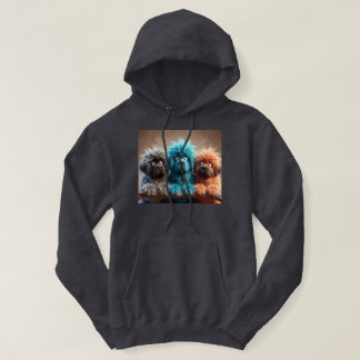 Playful newfies hoodie