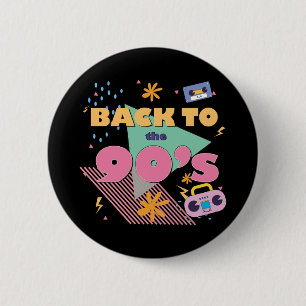Playful Nostalgia Design 6 Cm Round Badge