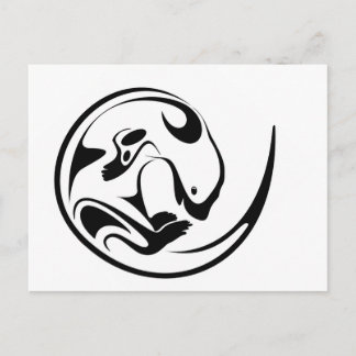 Playful Otter Postcard