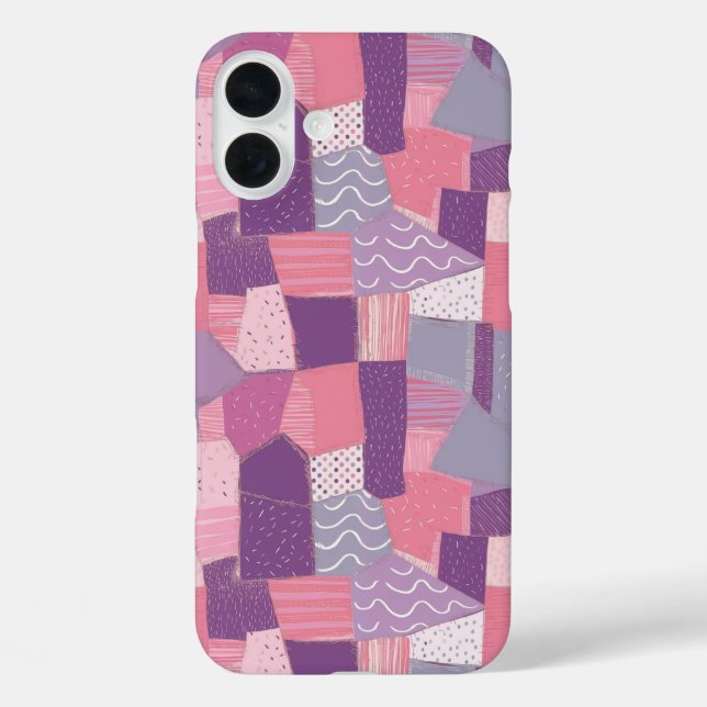 Playful Patchwork Harmony Case-Mate iPhone Case (Back)