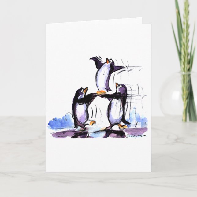 pLaYfUL pEnGuIns Card (Front)
