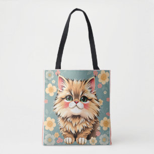 Playful Persian Cat  Tote Bag