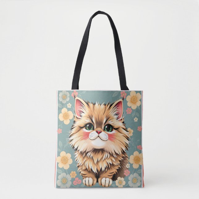 Playful Persian Cat  Tote Bag (Front)
