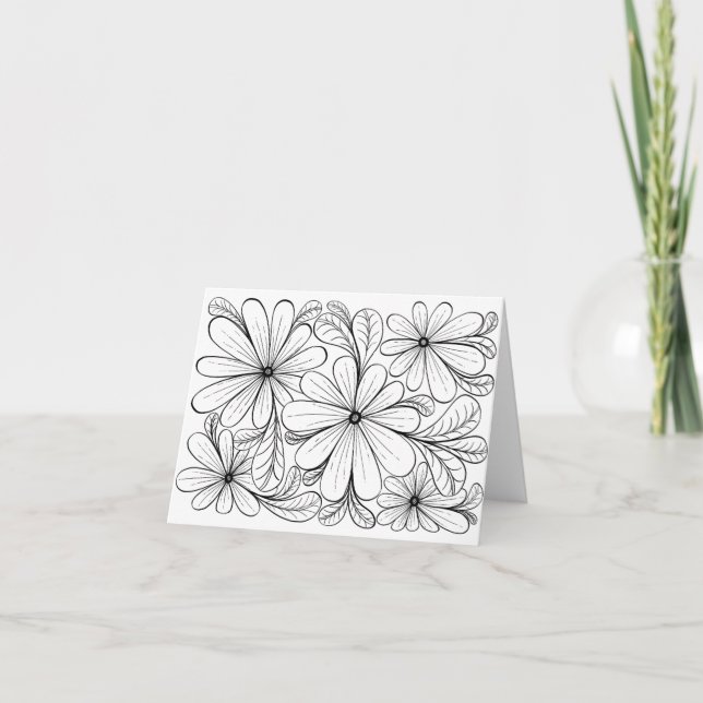 Playful Petals Card (Front)