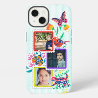 Playful photo frames, cute bird, cat, ladybug