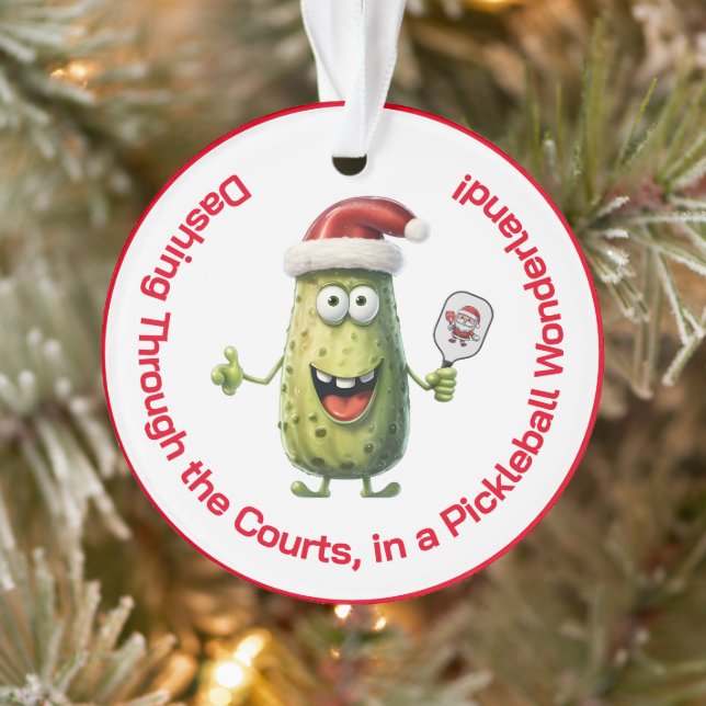 🎄  Playful Pickle Christmas Tree 🎄 Ornament (Tree)