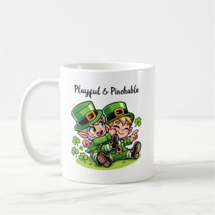 Playful & Pinchable Leprechauns Coffee Mug