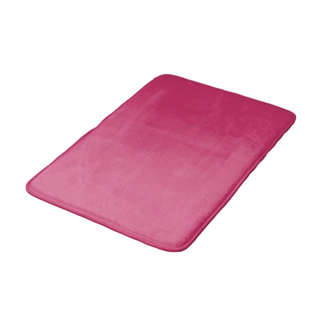 Playful Pink Raspberry Bath Mat (Angled)