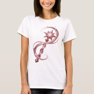 Playful Pink STAR WAND Text Design T-Shirt
