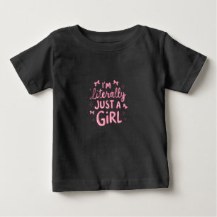 "Playful Pink Statement" Baby T-Shirt