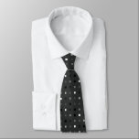 Playful Pixels Check Grey Black Pattern Tie<br><div class="desc">This black-and-grey playful pixel seamless pattern,  necktie design perfectly adds a modern,  elegant vibe to any outfit.</div>