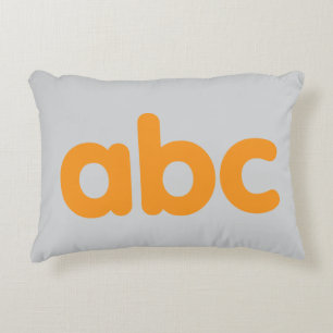 Playful Primary ABC Pillow
