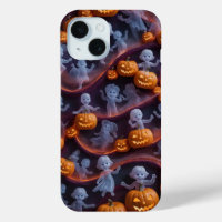 Playful Pumpkin Ghost Halloween iPhone / iPad case