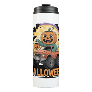 Playful Pumpkin Thermal Tumbler