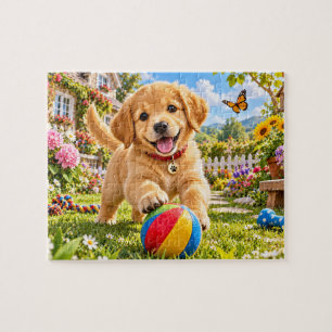 Playful Puppy Jigsaw Puzzle