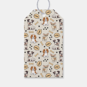 Playful Puppy Parade Gift Tags