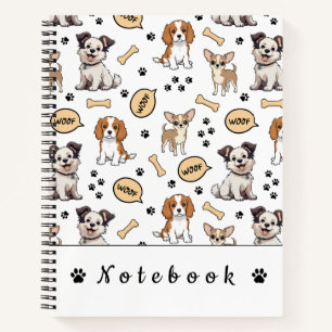 Playful Puppy Parade Notebook