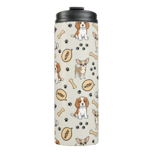 Playful Puppy Parade Thermal Tumbler