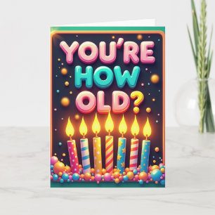 Playful Query Birthday Card
