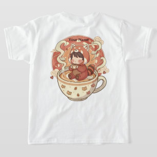 Playful Red Panda Coffee Kids' T-Shirt