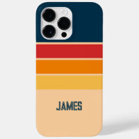 Playful Retro Rainbow Stripes for Custom Product C