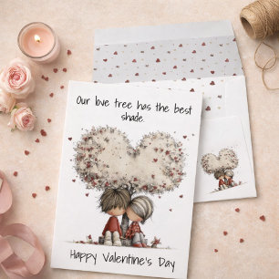 Playful Romantic Valentine Card 